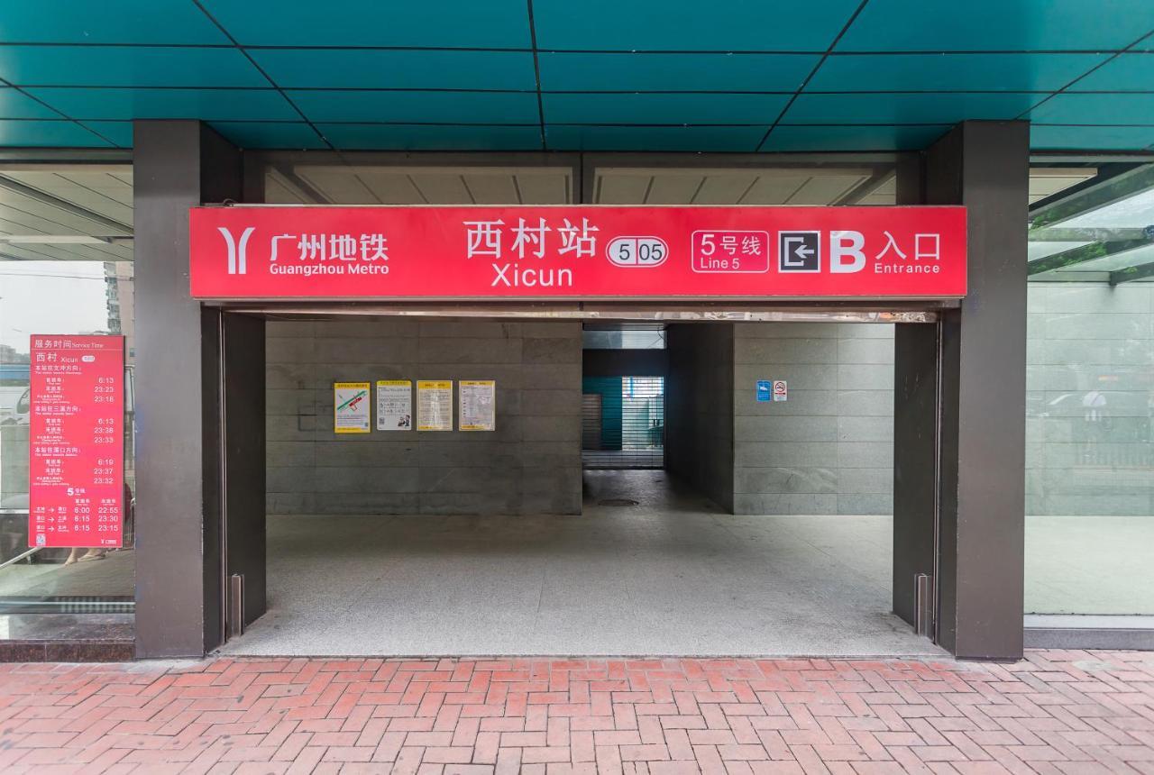 Super 8 Hotel Select Guangzhou Railway Station Xicun Subway Station Exterior foto